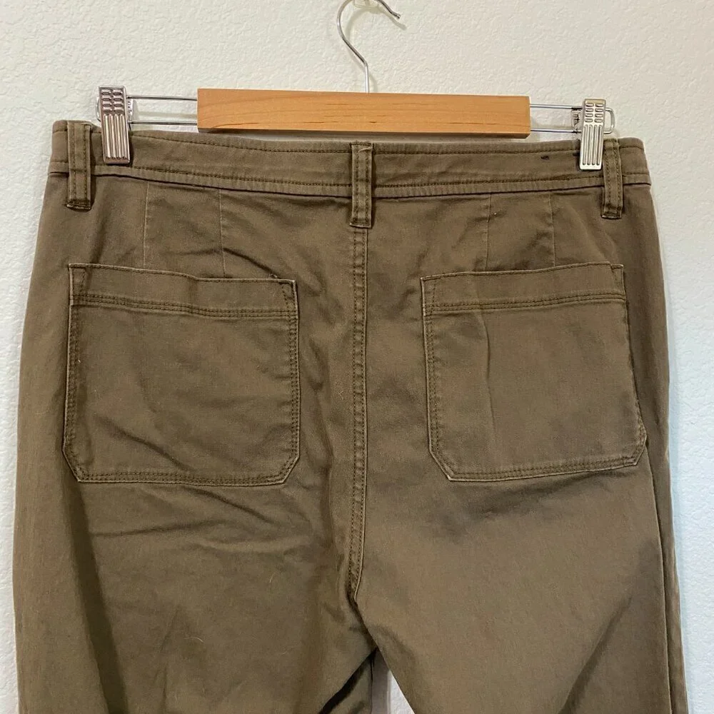 J. Crew High-rise skinny washed cargo pant size 30